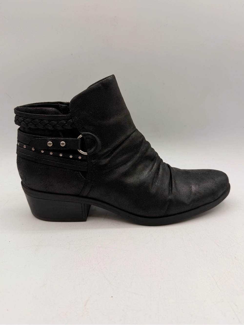 BARETRAPS SAMINA BLACK ANKLE BOOTS WOMEN’S SIZE 7.5